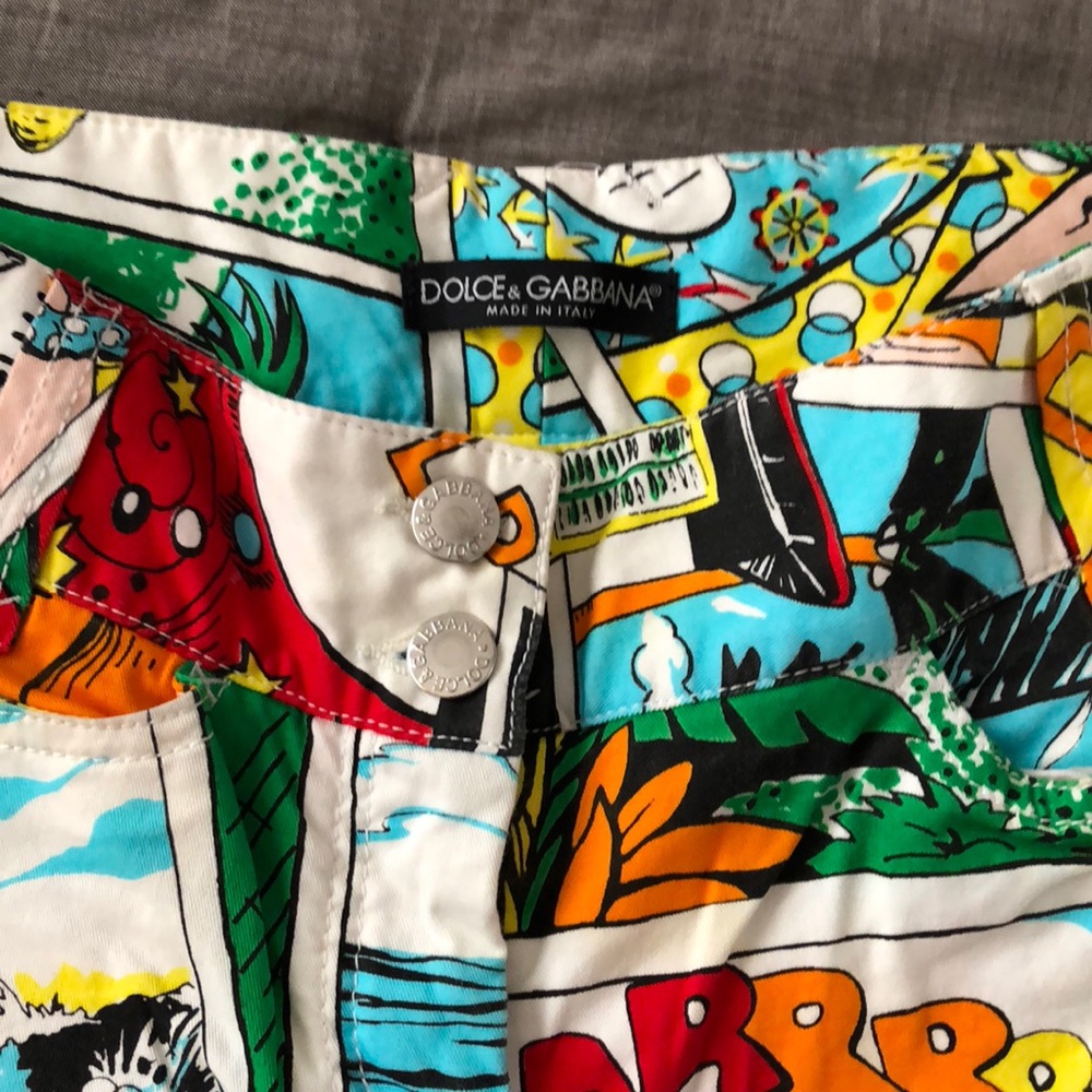 Dolce & Gabbana comic pants